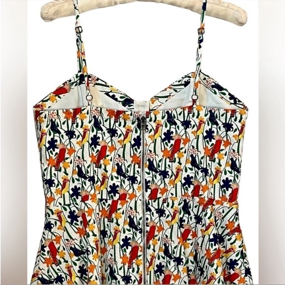 ALICE + OLIVIA Nella Bird Party Summer Dress Size 12 - Picture 6 of 15
